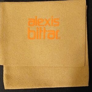 Alexis Bittar Tan Suede Pouch